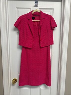 Vintage Nine West Fuchsia 2 Piece Women’s Suit Dress